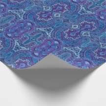 4 Paisley de azul