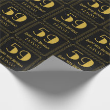 59º aniversário ~ Arte Deco Inspirou "59", Nome