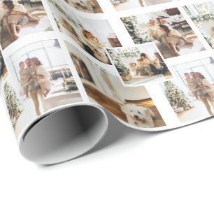 Papel De Presente 5 Colagem de Fotos Personalizadas
