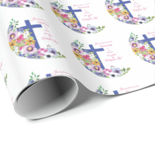 Papel De Presente 60º Aniversário, freira, Cruz de Vida Religiosa