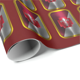 Papel De Presente 62ª Brigada Médica “Orgulhosa e Firme” Wrappin