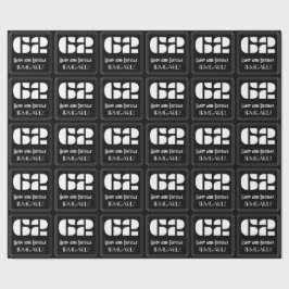 Papel De Presente 62.º aniversário: Art Deco Inspirou o Olho "62" &