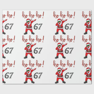 Papel De Presente 67 Santa Natal Dabbing