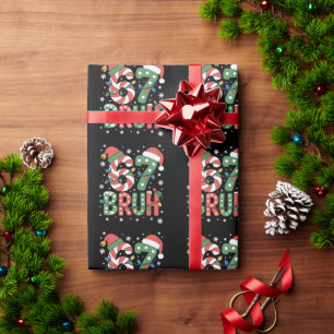 Papel De Presente 67 Seis Sete Bruh Natal Engraçado 6 7 Meme