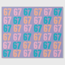 67 Wrapping Paper