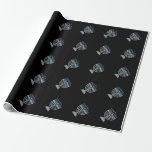Papel De Presente 6 da Noite de Hanukkah Glitter Wrapping Paper<br><div class="desc">Chanucá 2022 começará na noite do domingo,  18 de dezembro,  e terminará na noite da segunda-feira,  26 de dezembro</div>