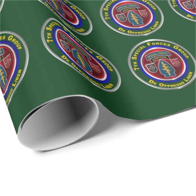 Papel De Presente 7º Grupo de Forças Especiais Aerotransportado (Ponta do rolo)