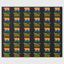 711 Aniversário: Divertido, Colorido Arco-Íris Ins