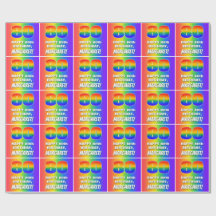 80 Aniversário: Padrão Colorido e Divertido do Arc