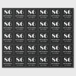 Papel De Presente 86.º aniversário - Art Deco Inspirou "86", Nome