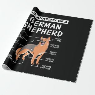 Papel De Presente A Anatomia De Um German shepherd