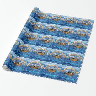 Papel De Presente A arca de Noah - personalize-me!