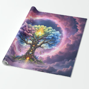 Papel De Presente A Árvore Celestial dos Reinos Eternos