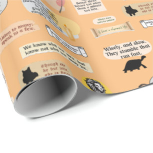 Papel De Presente A bela Inspiração Shakespeare cita a literatura mo