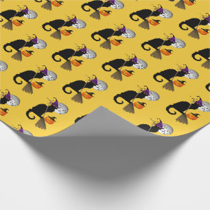 Papel De Presente A Bruxa do Halloween do Le Chat Noir