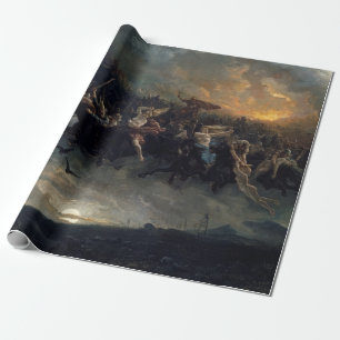Papel De Presente A Caça Selvagem de Odin, 1872, por Peter Nicolai 