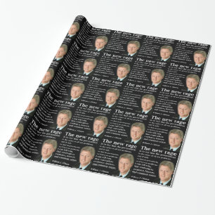 Papel De Presente A citação de Bill Clinton "Sem Governo"