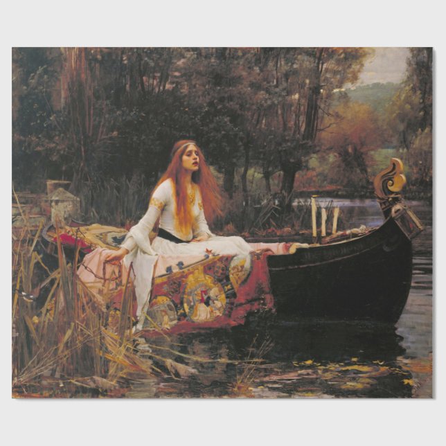 Papel De Presente A Dama de Shalott (Beleza Medieval) (Aberto)