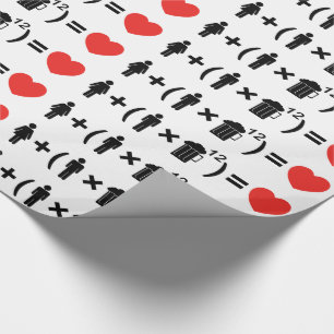 Papel De Presente A Equação do Amor para os Homens