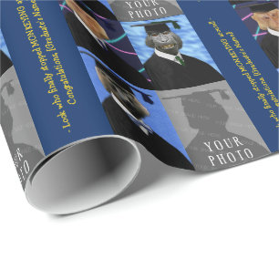 Papel De Presente A graduação engraçada Monkeys parabéns feitos 