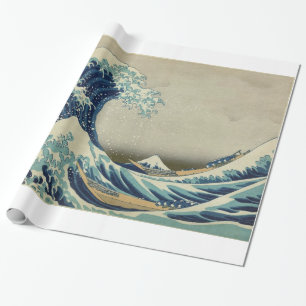 Papel De Presente A Grande Onda