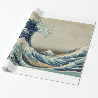 Papel De Presente A Grande Onda
