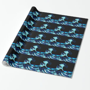 Papel De Presente A Grande Onda