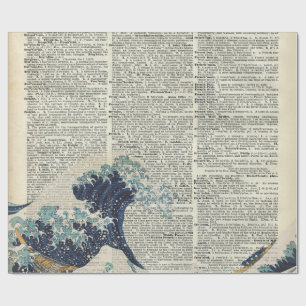 Papel De Presente A grande onda fora de Kanagawa