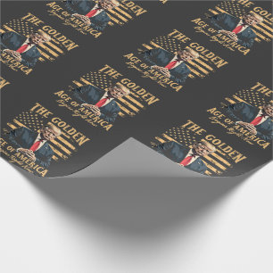 Papel De Presente A Idade de Ouro da América Começa Agora
