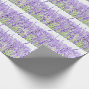 Papel De Presente A lavanda coloca a fotografia, vários presentes