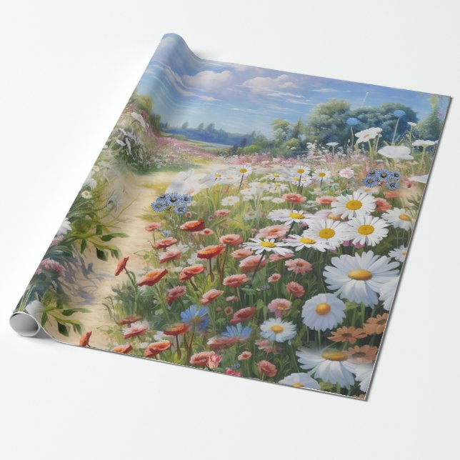 Papel De Presente a Linguagem das Flores (Desenrolado)