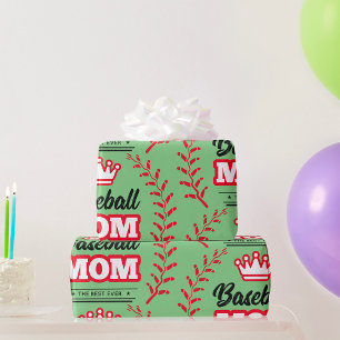 Papel De Presente A Mãe De Baseball Mostra A Melhor Coroa De Sempre