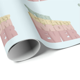 Papel De Presente A Maior Mãe De design