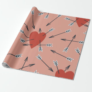 Papel De Presente A mão fez um padrão perfeito com ilustrações plana