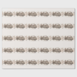 Papel De Presente A maravilhosa era da locomoção a vapor