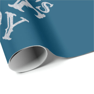 Papel De Presente A melhor falha do Dia de os pais do Mundo de Prata