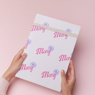 Papel De Presente A melhor Mãe de Dia de as mães personalizada nunca
