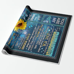 Papel De Presente À Minha neta, Dom De Girassol, Presente De Bebê