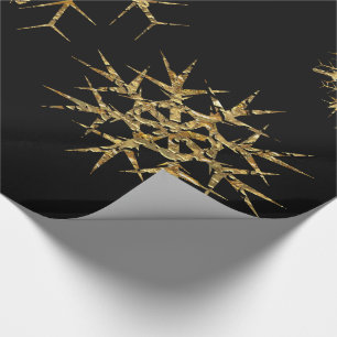 Papel De Presente A neve dourada estima 15 pés de