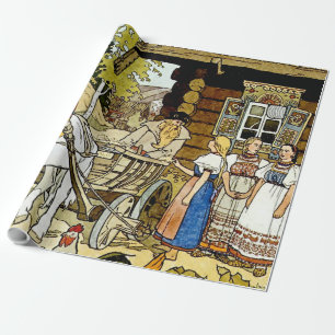 Papel De Presente “A Pena de Finist” por Ivan Bilibin