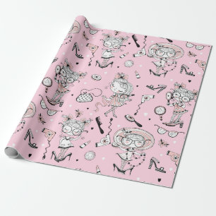 Papel De Presente A Pequena Senhora Rosa