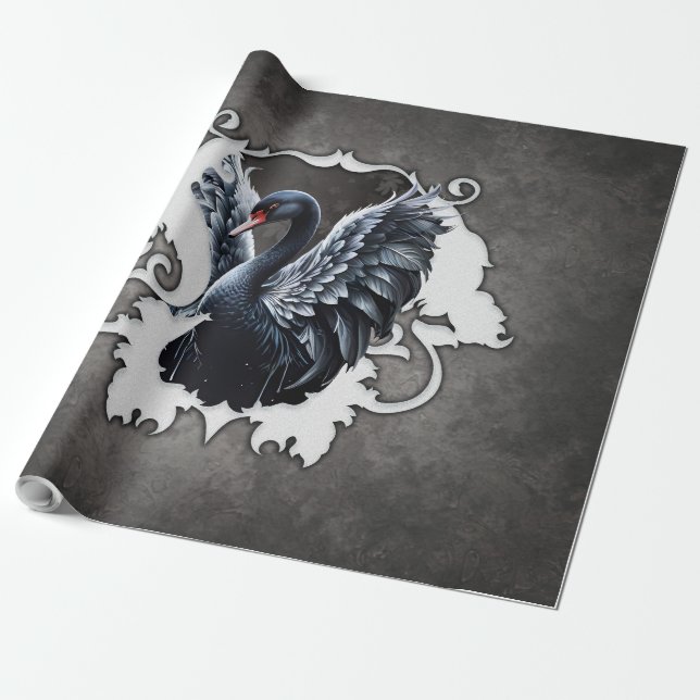 Papel De Presente À sombra da elegância: Um cisne negro (Desenrolado)