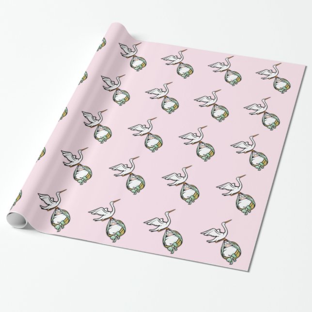 Papel De Presente A Tempestade Carregar uma Menina (Desenrolado)