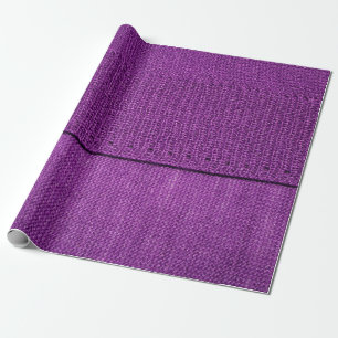 Papel De Presente a textura do tecido de malha, um simples roxo