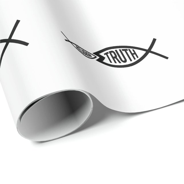 Papel De Presente A verdade é maior que a religião (Ponta do rolo)