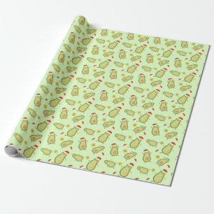 Papel De Presente Abacates e Natal