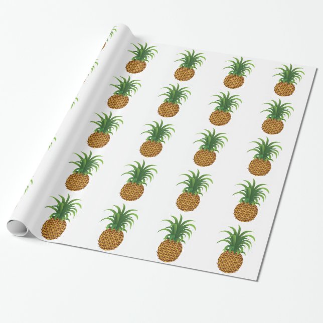Papel De Presente Abacaxi (Desenrolado)