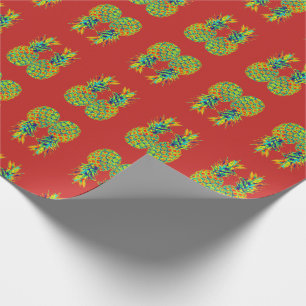 Papel De Presente Abacaxi Pop Art