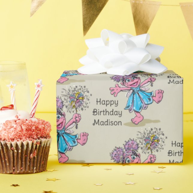 Papel De Presente Abby Cadabby Retro Art (Festa de aniversário)