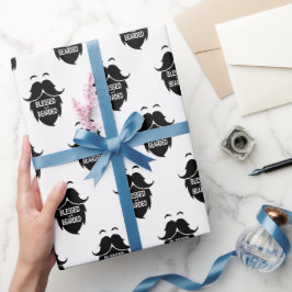 Papel De Presente Abençoado e barbudo